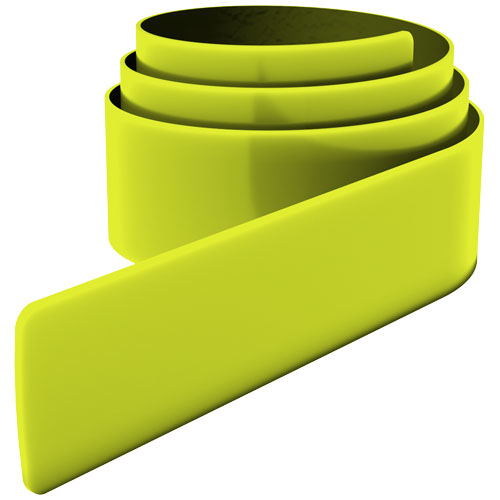 Brassard personnalisable réfléchissant de 38 cm Jaune néon